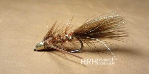 Conehead Rubber Leg Wooly Bugger, Brown