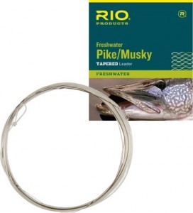 Rio Pike/Musky Leader 7.5ft, 30lb, Nylon/Stahl